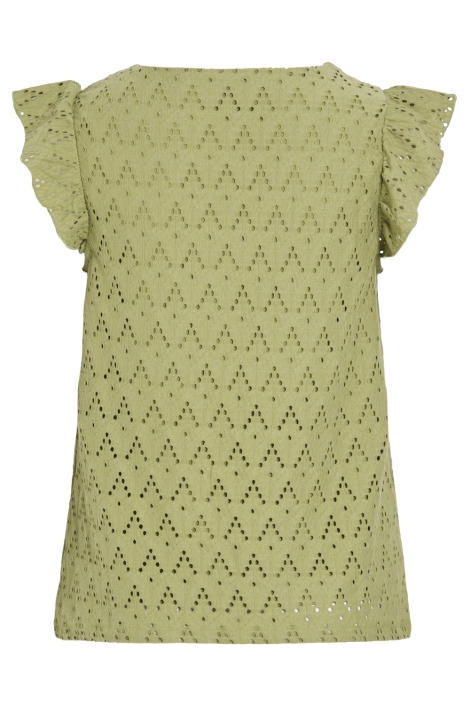 Vila viamalina v-neck c/s top/pb